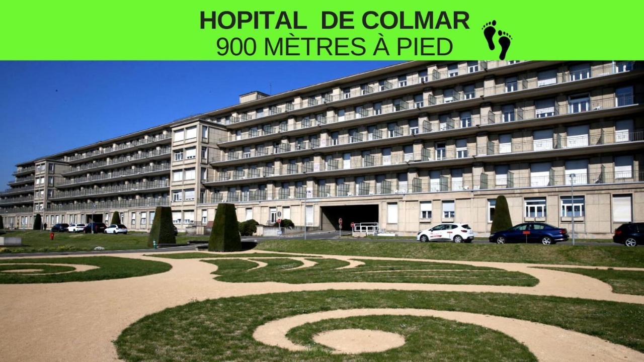 Colmar - La Cigogne - Balcon - Vue Degagee - Netflix - Wifi Fibre - Parking Gratuit - Quartier Populaire Apartment Luaran gambar